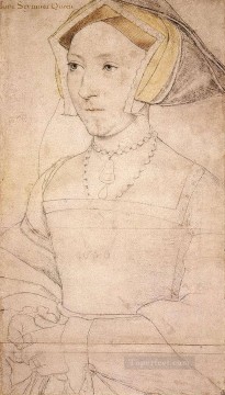  Jan Oil Painting - Jane Seymour Renaissance Hans Holbein the Younger